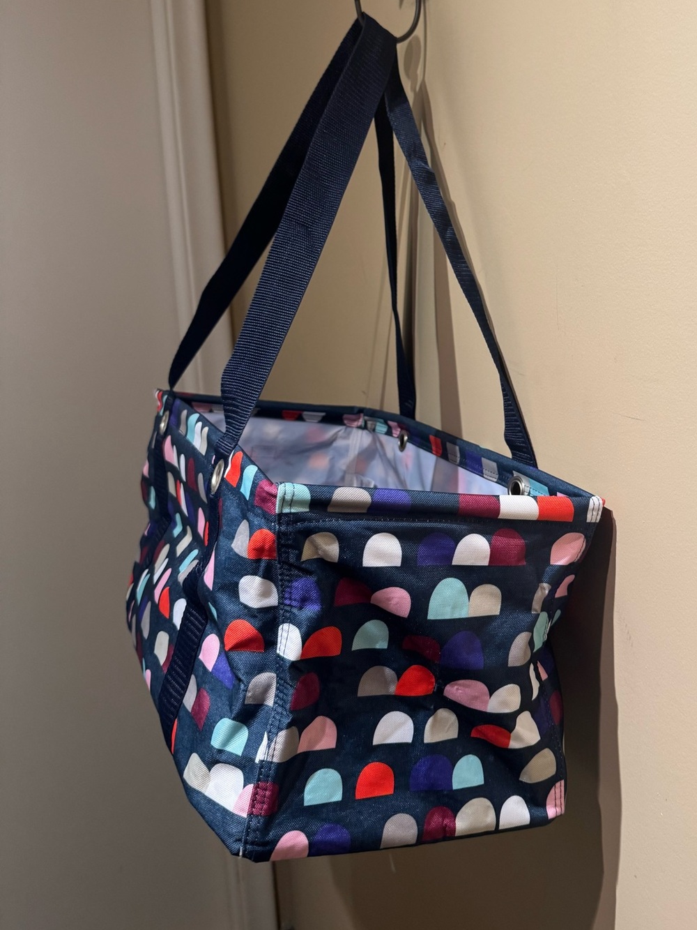 Thirty-One Medium Utility Tote in "Gumdrop Spots" (GUC) - Picture 3 of 12